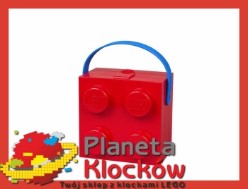 LEGO 40240001 Pudełko na śniadanie z rączką czerwone