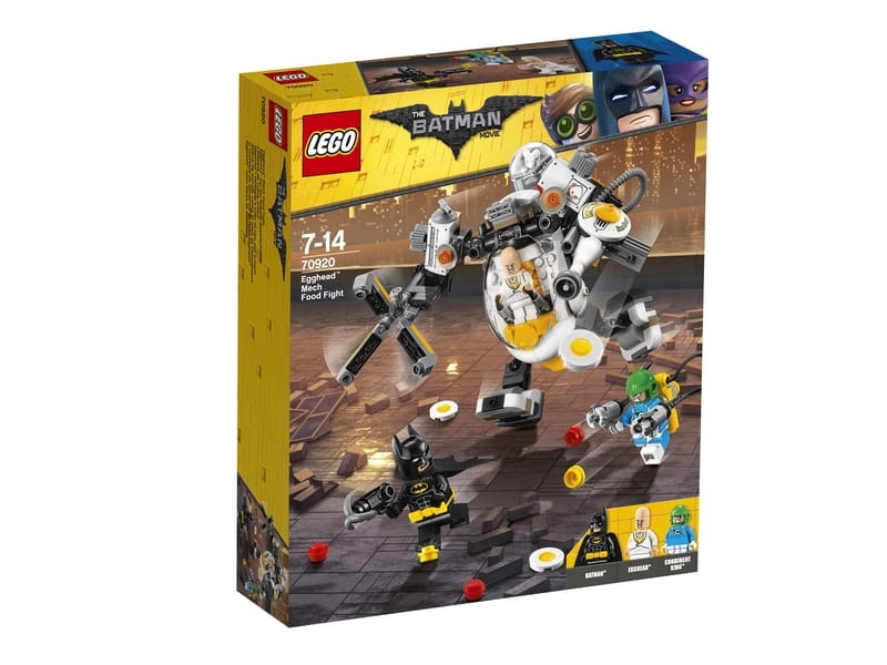 LEGO Batman Movie 70920 Mech Eggheada i bitwa na jedzenie