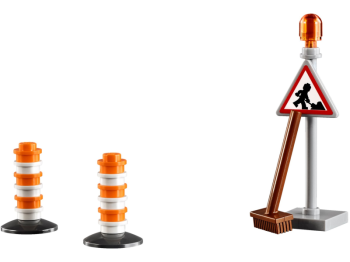 LEGO City 60152 Zamiatacz ulic i koparka 