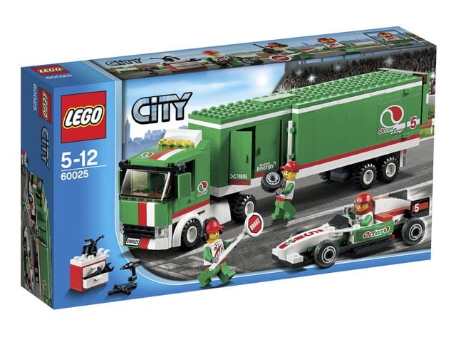 LEGO City 60025 Ciężarówka ekipy wyścigowej