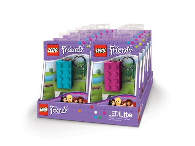 Brelok latarka LEGO Friends LGL-KE5F LED Key Light Klocek Lego 2x4