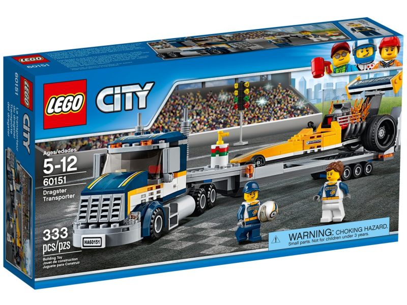 LEGO City 60151 Transporter dragsterów 
