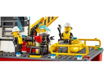 LEGO City 60109 Łódź strażacka