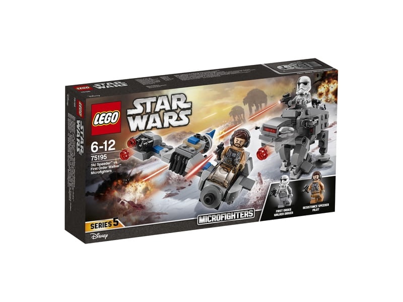 LEGO Star Wars 75195 Ski Speeder kontra Maszyna krocząca Najwyższego Porządku