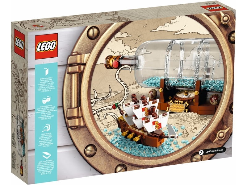  LEGO Ideas 21313 Statek w butelce