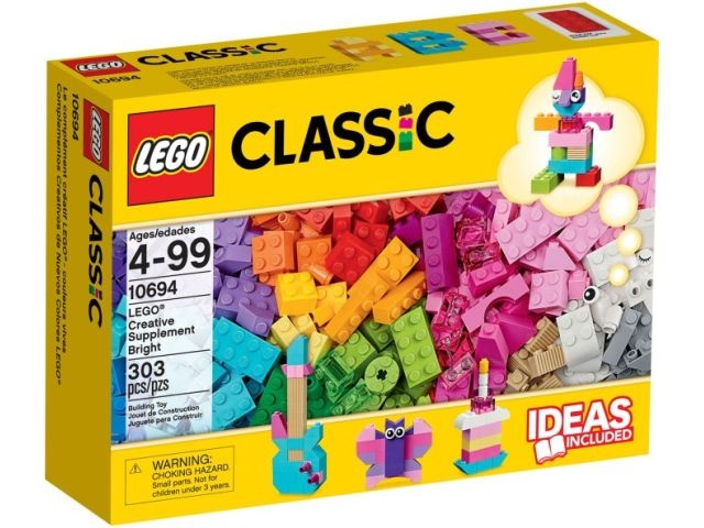 LEGO Classic 10694 Kreatywne budowanie LEGO w jasnych kolorach