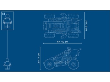 LEGO Batman Movie 70918  Łazik piaskowy Batmana