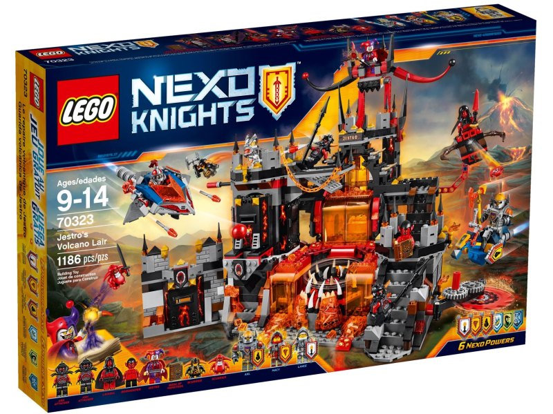 LEGO Nexo Knights 70323 Wulkaniczna kryjówka Jestro
