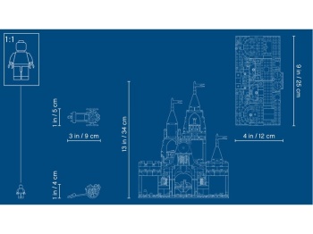 LEGO Disney Princess 41154  Wymarzony zamek Kopciuszka