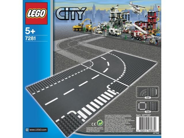 LEGO City 7281 Skrzyżowanie i zakręt