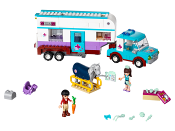 LEGO Friends 41125 Przyczepa lecznicza dla koni