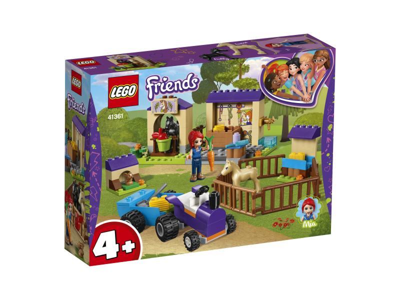  LEGO Friends 41361 Stajnia ze źrebakami Mii