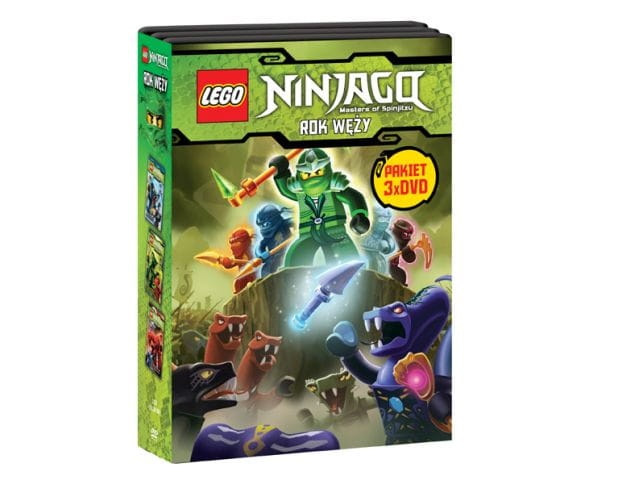 LEGO Ninjago GDLS61004 Rok węży, Części 1-3 Pakiet (3 DVD)