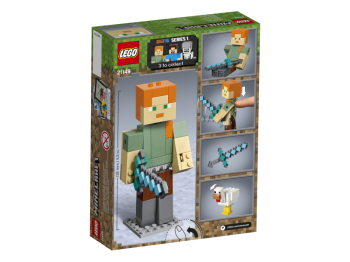 LEGO Minecraft 21149 BigFig - Alex z kurczakiem