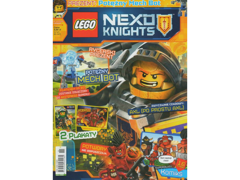 LEGO Nexo Knights 409960 magazyn 10/2016 + Potężny Mech Bot