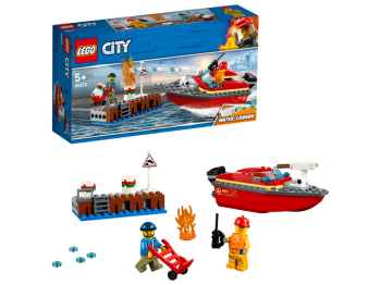 LEGO City 60213 Pożar w dokach