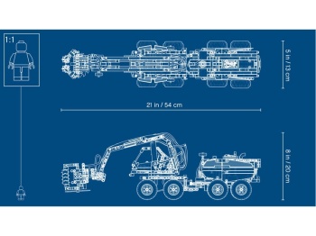 42080 LEGO Technic Maszyna leśna