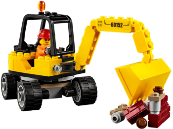 LEGO City 60152 Zamiatacz ulic i koparka 