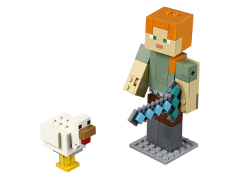 LEGO Minecraft 21149 BigFig - Alex z kurczakiem