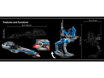 LEGO Star Wars 75280 Żołnierze-klony z 501. legionu