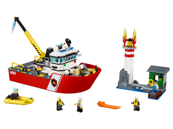 LEGO City 60109 Łódź strażacka