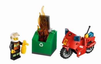 LEGO CITY 60000 Motocykl strażacki