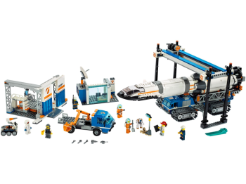 LEGO City 60229 Transport i montaż rakiety