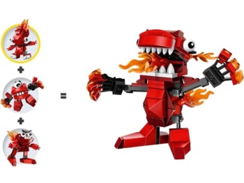 LEGO MIXELS 41500 Flain - Ognisty 
