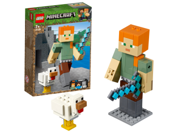 LEGO Minecraft 21149 BigFig - Alex z kurczakiem