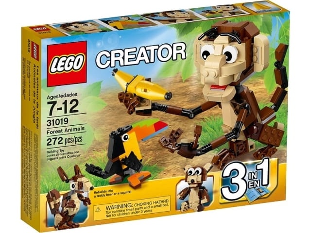 LEGO CREATOR 31019 Zawadiackie zwierzęta