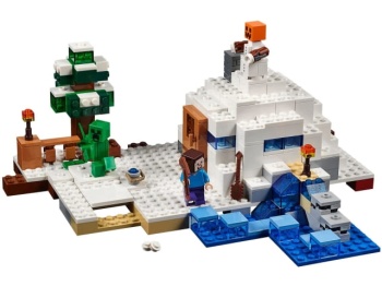  LEGO Minecraft 21120 Śnieżna kryjówka