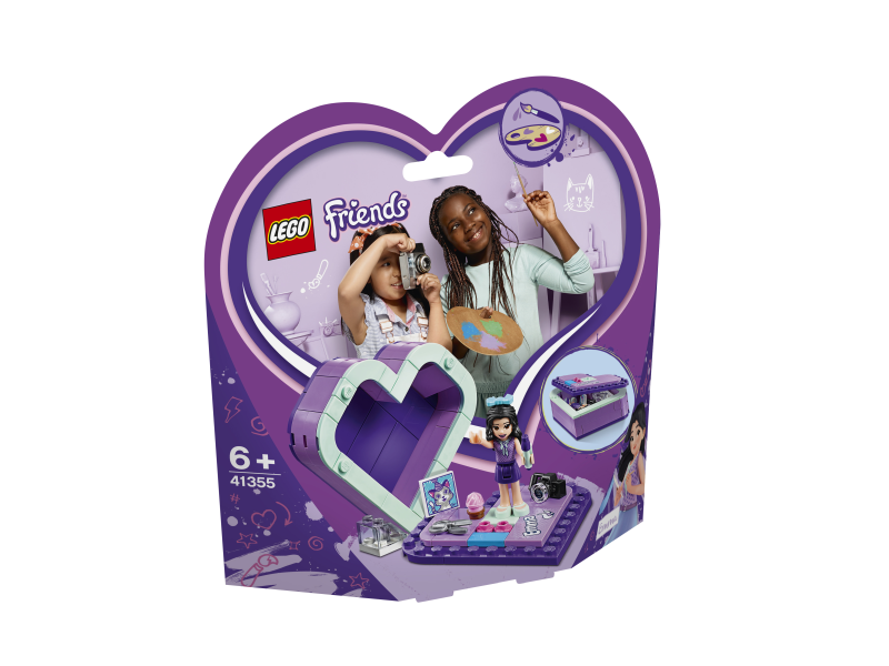  LEGO Friends 41355 Pudełko w kształcie serca Emmy