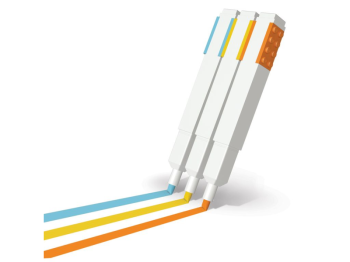  LEGO Classic 51685 Zakreślacze (pomarańczowy, żółty, niebieski)