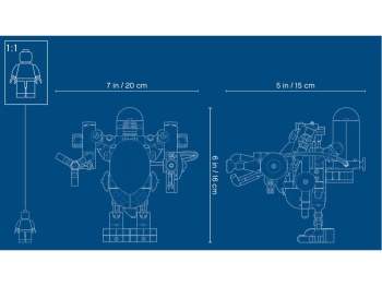 LEGO Batman Movie 70920  Mech Eggheada i bitwa na jedzenie