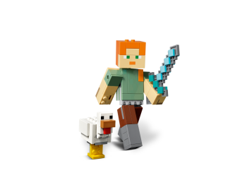 LEGO Minecraft 21149 BigFig - Alex z kurczakiem