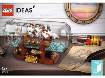  LEGO Ideas 21313 Statek w butelce Zestaw od Planeta Klocków