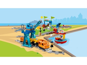 LEGO DUPLO 10875 Pociąg towarowy