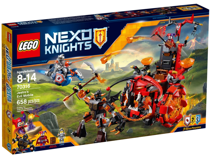  LEGO Nexo Knights 70316 Pojazd Zła Jestro