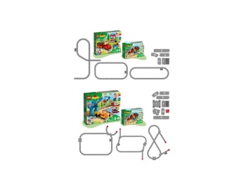LEGO DUPLO 10872 Tory kolejowe i wiadukt