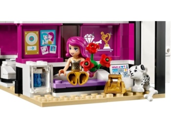 LEGO Friends 41104 Garderoba gwiazdy Pop