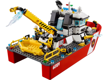 LEGO City 60109 Łódź strażacka