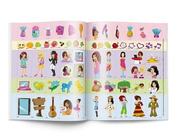 LEGO Friends LBS101 500 naklejek