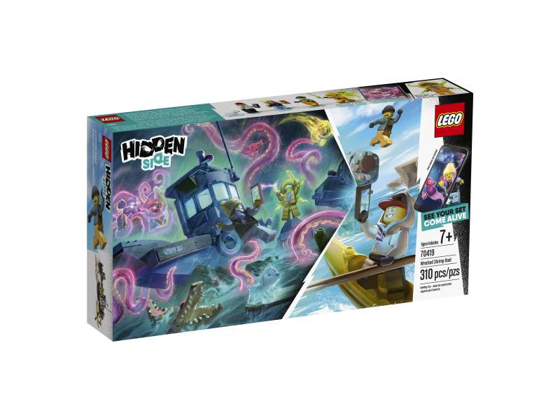  LEGO Hidden Side 70419 Wrak łodzi rybackiej