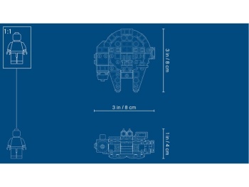 LEGO Star Wars 75193  Sokół Millennium™