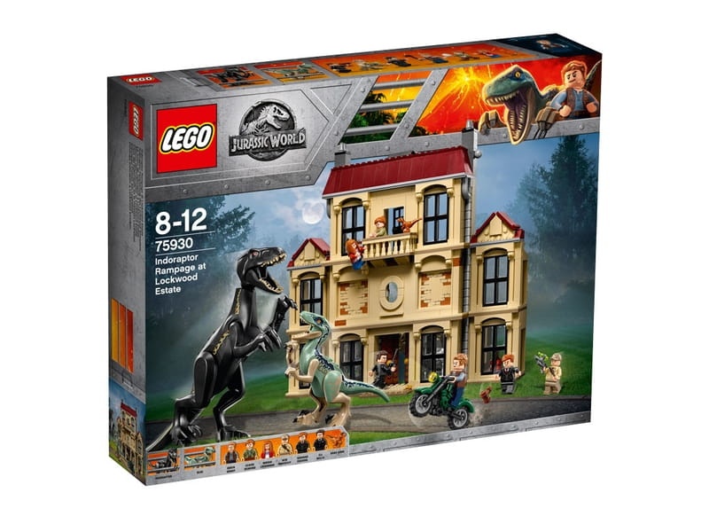 LEGO Jurassic World 75930 Szał Indoraptora w posiadłości Lockwoodów