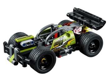 LEGO Technic 42072  Żółta wyścigówka
