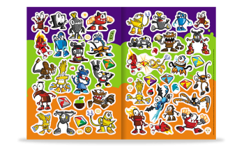 LEGO Mixels. Zadanie: naklejanie