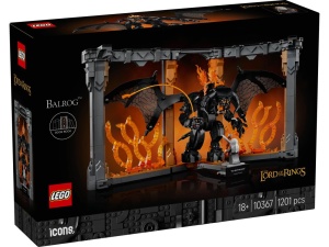 LEGO Icons Władca pierścieni Book nook z Balrogiem (10367)