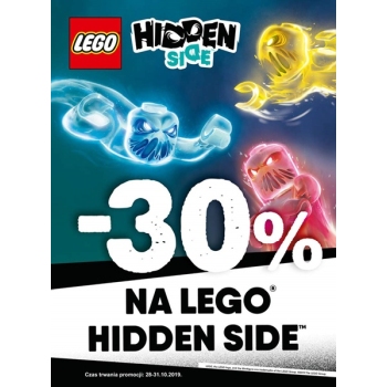 Jeśli Halloween to tylko z LEGO Hiden Side. Złap duchy, zanim one Cię złapią. -30% na wszystkie zestawy LEGO Hidden Side
